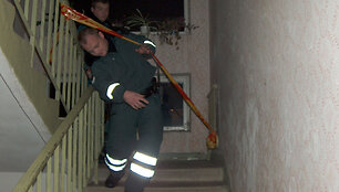 2004 m. gruodžio 1 d. Žirmūnuose įvyko tragedija (archyvo nuotrauka i&scaron; įvykio vietos)