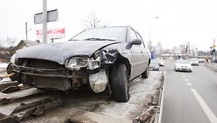 Avarija Vilniuje, Geležinio Vilko g. ir Ukmergės g. sankryžoje