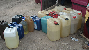 Konfiskuotas benzinas