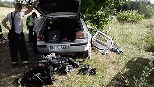 Avarijos vietoje Auk&scaron;tadvaryje