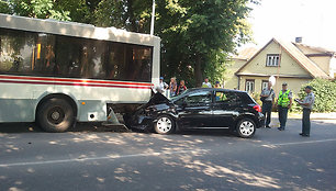 Avarijos vietoje Ukmergėje