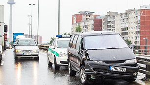 Avarijos vietoje Vilniuje