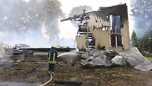 Balbieri&scaron;kio bažnyčios gaisras