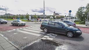 Avarijos vietoje Vilniuje, Upės g.