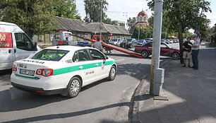 Avarijos vietoje Vilniuje, Kalvarijų g.