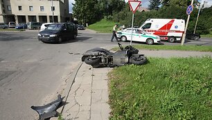 Avarijos vietoje Vilniuje, Žalgirio g.
