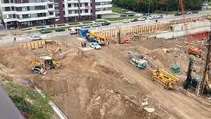 Įvykio vietoje Konstitucijos pr.