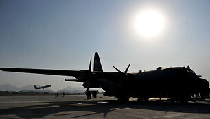 Lėktuvo &bdquo;C-130H Hercules&ldquo; perdavimo Afganistanui ceremonija