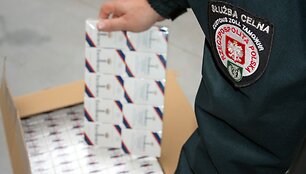 Lietuvio vilkike Lenkijoje aptiktos cigaretės