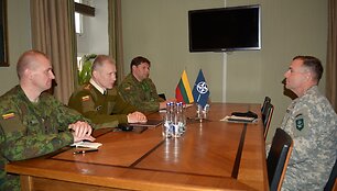 NATO Jungtinės sausumos pajėgų vadavietės vado vizitas Vilniuje