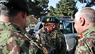 Gen. ltn Arvydo Pociaus ir gen. Shero Mohammado Karimi susitikimas