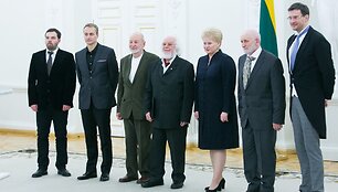 Lietuvos nacionalinių kultūros ir meno premijų laureatai su prezidente
