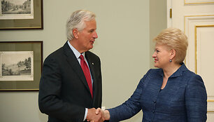 Michaelis Barnier ir Dalia Grybauskaitė