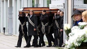 Kauniečiai atsisveikina su V.&Scaron;inkariuku.