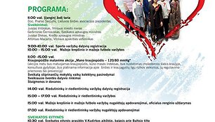 Pasaulinės &scaron;irdies dienos renginių programa.