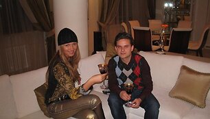 E.Žičkus Andželikos Agurba&scaron; namuose.