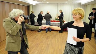 KKSD atstovė spaudai Lina Daugėlaitė &ndash; fotoaparato objektyve