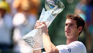 A.Murray laimėjo jau trečią ATP serijos turnyrą &scaron;įmet.