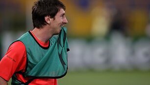 Barselonos komandos lyderis L.Messi