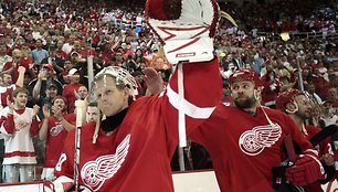 „Red Wings“ ledo ritulininkai gali apginti čempionų vardą