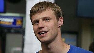 M.Pocius džiaugėsi, kad profesionalo karjerą pradės žaisdamas auk&scaron;to lygio krep&scaron;inį.