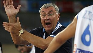 J.Kazlauskas per &scaron;e&scaron;ias rungtynes tik pora kėlinių buvo nepatenkintas savo žaidėjais.