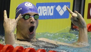 P.Biedermannas džiaugiasi pasaulio rekordu