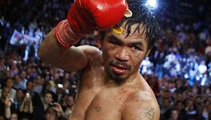 M.Pacquiao atsisakė atlikti dopingo testą