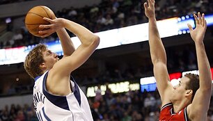 D.Nowitzkis ir &bdquo;Mavericks&ldquo; i&scaron;kovojo tryliktą pergalę i&scaron; eilės