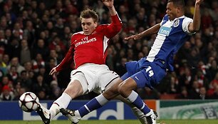 N.Bendtneris pelnė tris i&scaron; penkių &bdquo;Arsenal&ldquo; įvarčių