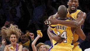 R.Artesto metimas su finalo sirena lėmė &bdquo;Lakers&ldquo; pergalę