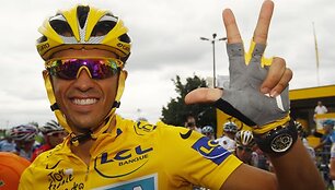 Alberto Contadoras &bdquo;Tour de France&ldquo; laimėjo trečią kartą