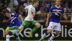 &bdquo;Sampdoria&ldquo; nesugebėjo prasibrauti į UEFA Čempionų lygos turnyro grupių varžybas