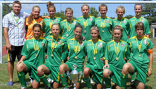 U17-merginosMerginų U-17 rinktinė po laimėto draugi&scaron;ko turnyro Danijoje