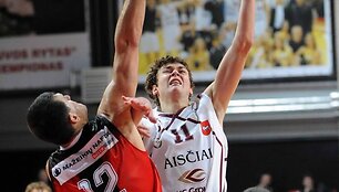 Donatas Motiejūnas rungtynėse Kauno &bdquo;Aisčiai&ldquo; - Vilniaus &bdquo;Lietuvos rytas&ldquo;