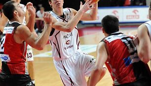 Donatas Motiejūnas rungtynėse Kauno &bdquo;Aisčiai&ldquo; - Vilniaus &bdquo;Lietuvos rytas&ldquo;