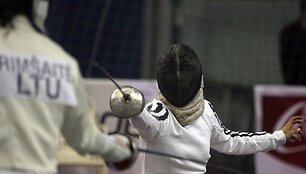 Donata Rim&scaron;aitė Pekino olimpiadoje, fechtavimosi rungtis