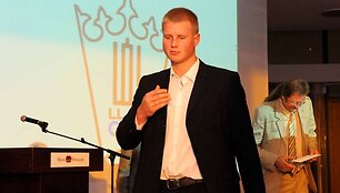 Andrius Gudžius per lengvaatlečių sezono uždarymą Palangoje