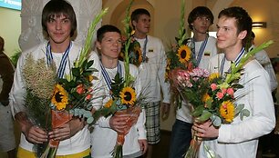 Jaunieji Lietuvos krep&scaron;ininkai &scaron;iais metais urmu vežė Europos čempionatų medalius namo