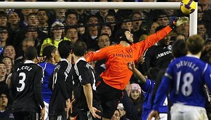 &bdquo;Chelsea" &ndash; &bdquo;Everton&ldquo; rungtynių akimirkos