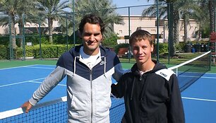 R.Federeris kartu su R.Berankiu treniravosi jau ketvirtą kartą