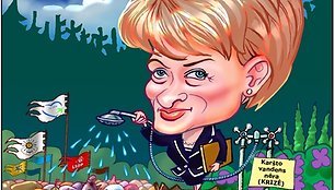 Dalios Grybauskaitės šaržas