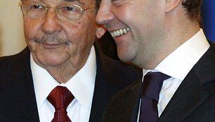 Medvedevo ir Castro susitikimas