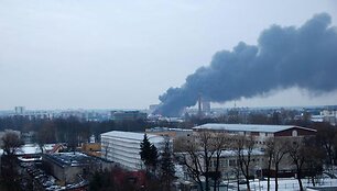 Didelis gaisras baldų ir buities technikos prekybos centre &bdquo;Mustika&ldquo; Talino Mustamėjės rajone ketvirtadienio rytą apėmė maždaug tūkstantčio kvadratinių metrų plotą.