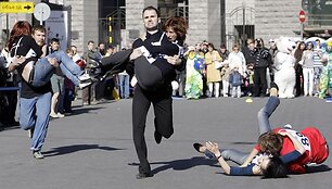 Akimirka i&scaron; žmonų ne&scaron;imo konkurso Rusijoje