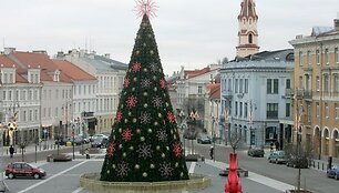 Kalėdų eglė Rotu&scaron;ės aik&scaron;tėje