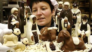 &Scaron;okoladinės figurėlės