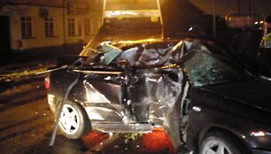 Avarija Kaune S.Dariaus ir S.Girėno gatvėje