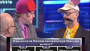 Žaidime dalyvavo pelės