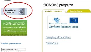 Internete pasklido tokios aktyvios vaizdinės nuorodos.